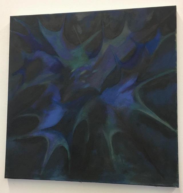 Barbora Gehringerová, Bodlák, akryl a olej na plátně, 60 x 60 cm - do 06/2026