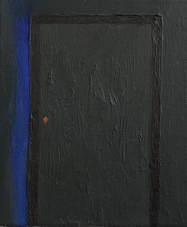 Helena Ticháčková, Dveře, olej na plátně, 30 x 35 cm, do 06/25
